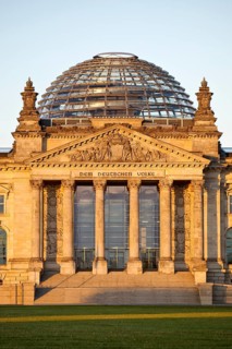 Reichstag in the evening light
