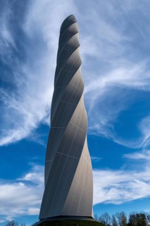 Thyssenkrupp test tower for elevators with visitor platform