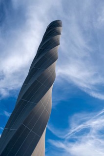 Thyssenkrupp test tower for elevators with visitor platform