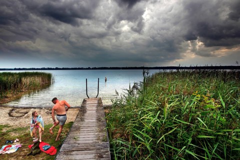 Bathing place at the Arendsee