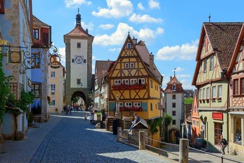 Ploenlein with Siebersturm and Kobolzellerturm