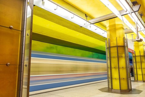Subway Metro station Candidplatz station in Munich