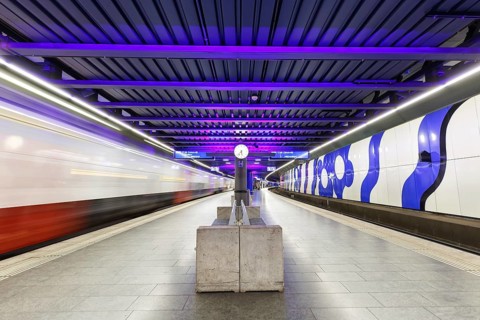 SBB train at Zurich airport station