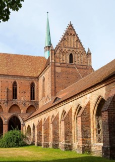 Inner courtyard with cloister and monastery church