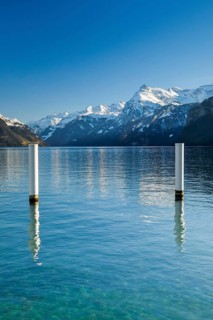 View from Brunnen over the Lake of Uri towards Flueelen
