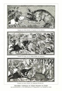 Fantastic depictions of Alexander the Great's battles