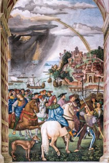Piccolomini on the way to the Council in Basel
