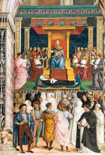 Pius II canonizes Catherine of Siena