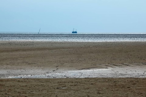 Wadden Sea in the North Sea