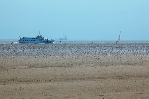 Wadden Sea in the North Sea