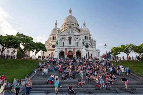 Basilica Sacre-Coeur auf Montmartre