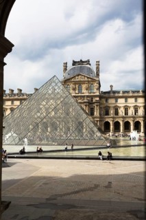 Louvre museum with the Pyramide