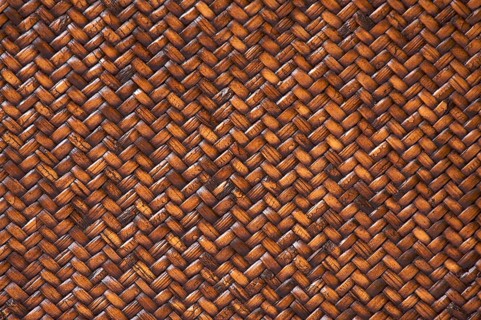 Rattan weave background macro image