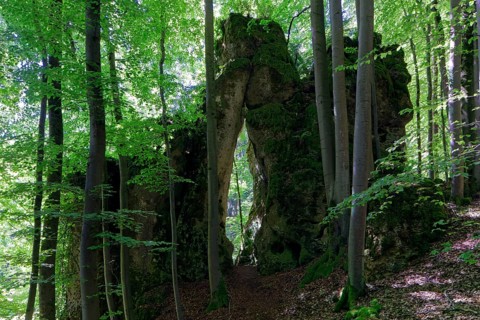 Stony rock gate passage cave