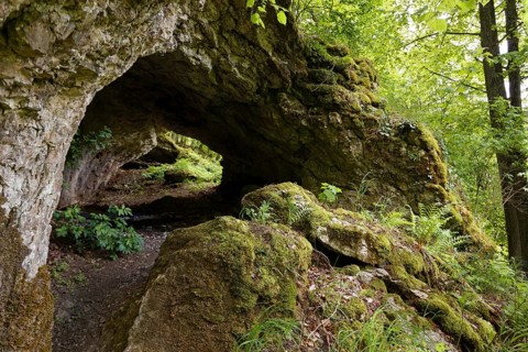 Passage cave at the Kuehstein