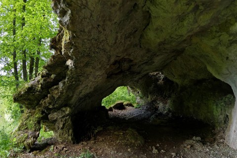Passage cave at the Kuehstein