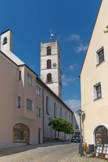 Tower and bell tower of the Christuskirche