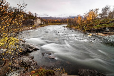 Abiskojakka river
