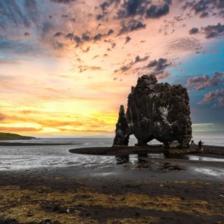 Basalt rock Hvitserkur