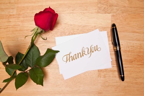 Thank you card