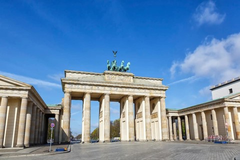 Brandenburg Gate Textfreiraum Copyspace in Berlin