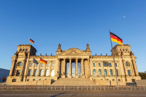 Reichstag Bundestag Government Parliament Reichstag Building Textfreiraum Copyspace in Berlin