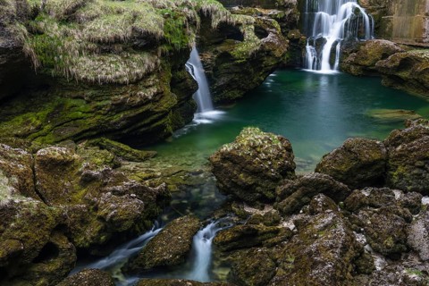 Waterfalls at the Traunfall