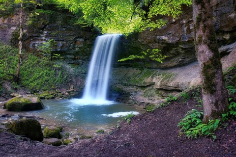Waterfall in the Aabachtobel