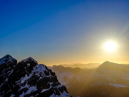 Sunrise over the Hagengebirge