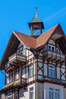House with pointed gables