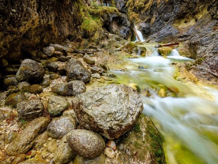 Torrent in the Almbachklamm