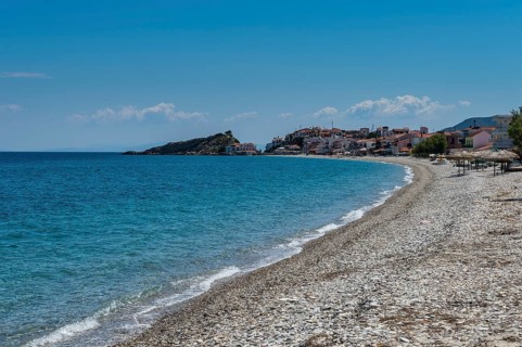 Pebble beach of Kokkari