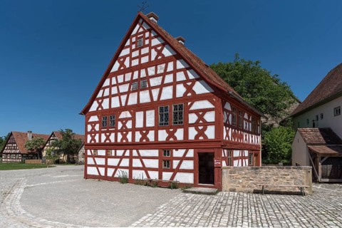 Historical half-timbered house