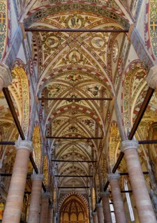 Ceiling of the church of Sant Anastasia