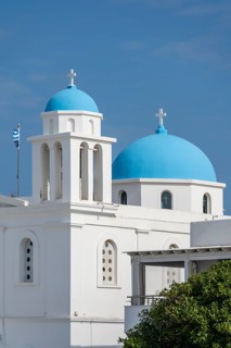 Blue and White Greek Orthodox Church Church Î™ÎµÏÏŒÏ‚ ÎÎ±ÏŒÏ‚ Î–Ï‰Î¿Î´ÏŒÏ‡Î¿Ï… Î Î·Î³Î®Ï‚