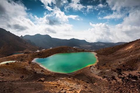 Volcanic lake