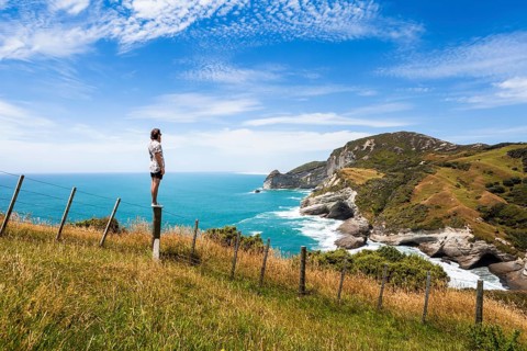 Guy at a cliff