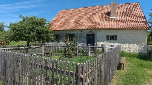 Historic farmhouse with farm garden built 1711