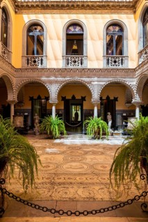 Courtyard with Roman mosaic