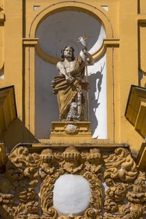 Jesus figure with lamb