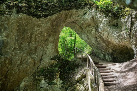 Hiking trail at the Amalienfelsen