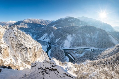 Ruinaulta or Rhine Gorge