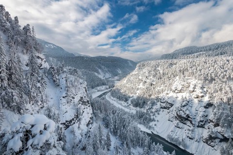 Ruinaulta or Rhine Gorge