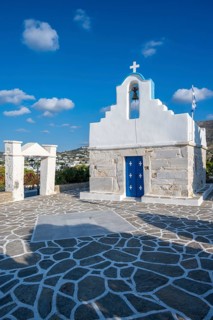 Blue and White Greek Orthodox Church of St. Anne