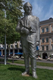 Aluminium statue of Joseph Graf von Montgelas
