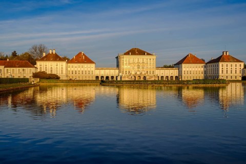 Morning atmosphere at Nymphenburg Palace
