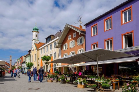 Untermarkt with the Maria Hilf Filial Church