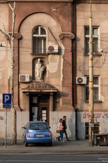 Building with an Art Nouveau facade