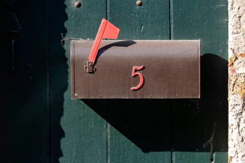 Metal letter box