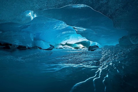 Glacier cave